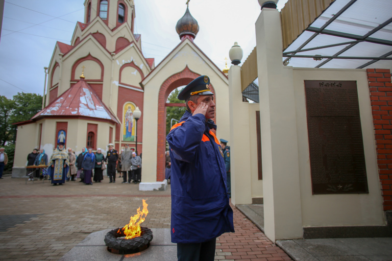 Гарнизонный Храм петербургских пожарных отметил свой престольный праздник