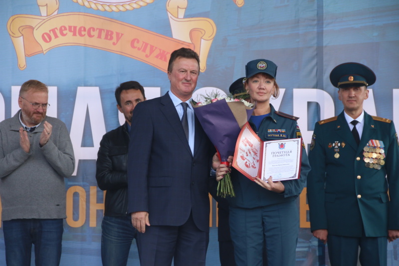 В Северной столице прошел масштабный праздник «День открытых дверей пожарной охраны Московского района»